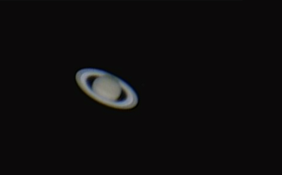 Saturn at opposition, June 3, 2016, with C14 at the CAO.